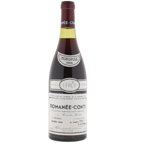 1986 DRC Romanée-Conti Grand Cru Monopole / Vosne-Romanée / 羅曼尼康帝酒莊 羅曼尼康帝獨佔特級園紅酒
